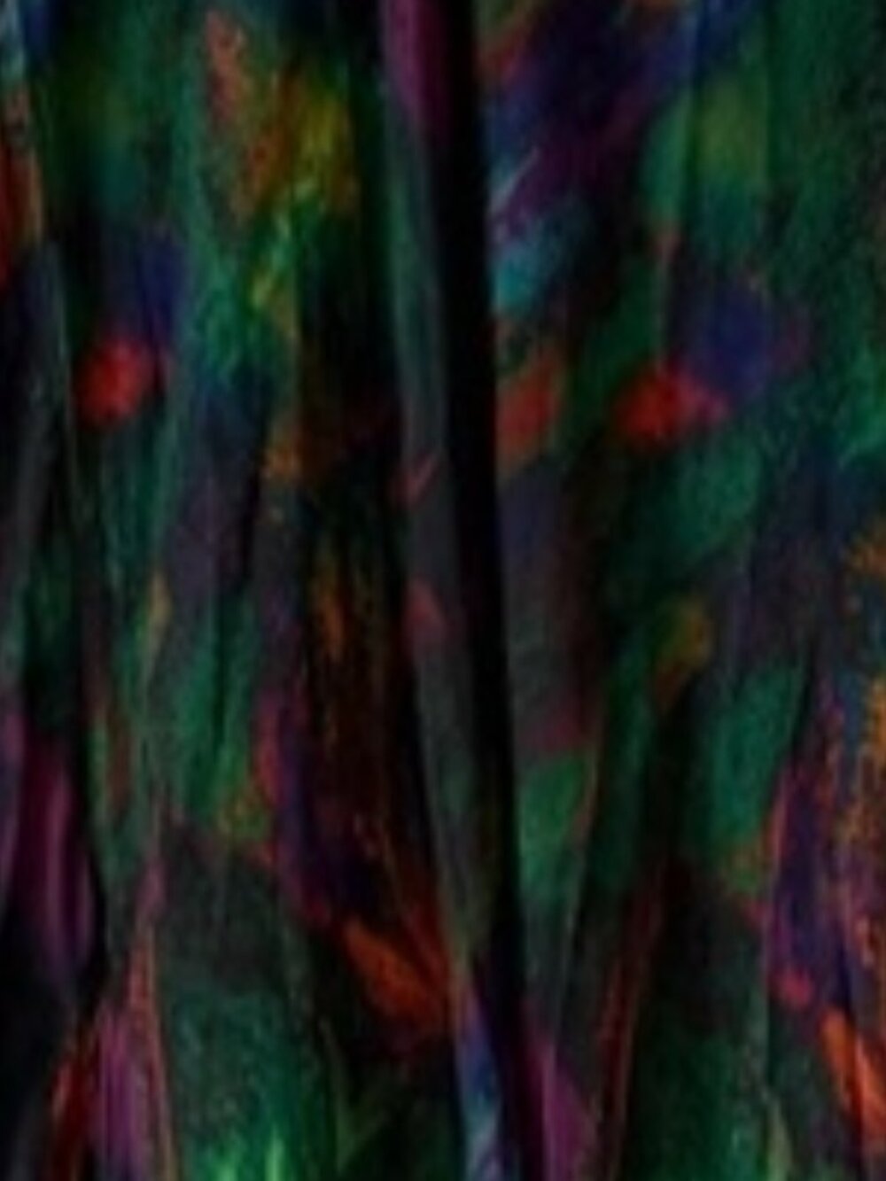 Vibrant Multicolor V-Neck Maxi Dress - Women's